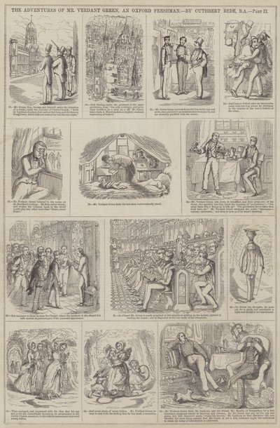 De Avonturen van Mr Verdant Green, een Eerstejaarsstudent in Oxford door Cuthbert Bede